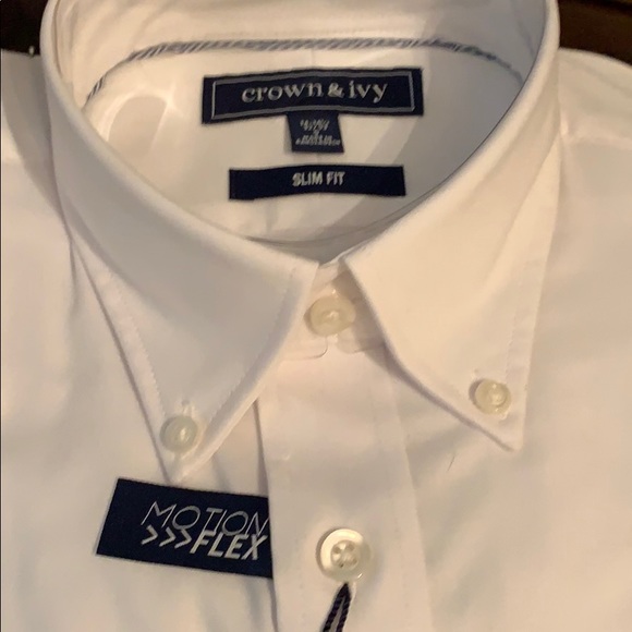 crown and ivy slim fit dress shirt Dress shirt long sleeve